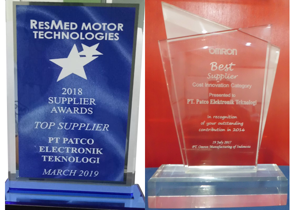 Award : Top Supplier(RESMED) &  Best Supplier(OMRON) 